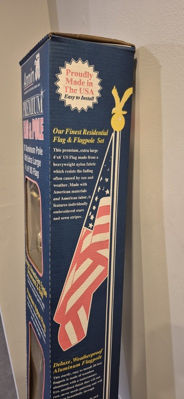 Annin Flagmakers Premium Flag and Pole Set 4x6 20ft Pole With Eagle Topper gallery