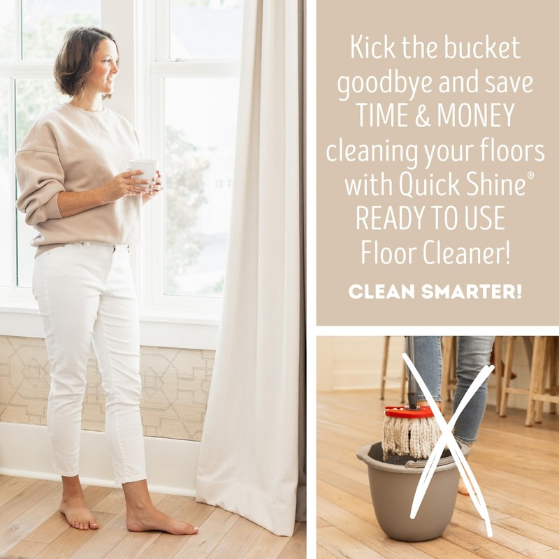 Quick Shine Multi Surface Floor Cleaner 64oz | Ready to Use, Dirt Dissolving, gallery