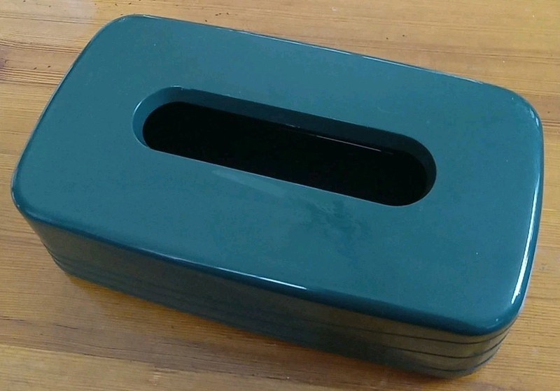 Full Size Hunter Green Rectangluar Tissue Box Cover Holder Dispenser Corona gallery