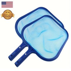 Handheld Pool Skimmer Leaf Rake Net Cleaning Swimming Pool Fine Mesh Netting