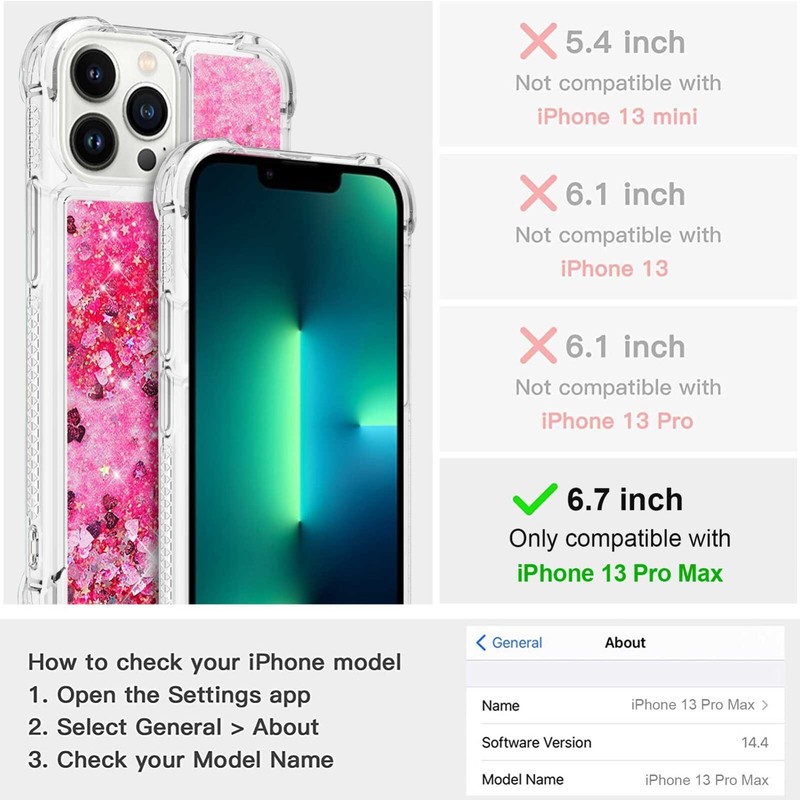 For Google Pixel 9 Pro 8 7A Liquid Glitter Hard Shockproof Phone Case Cover gallery