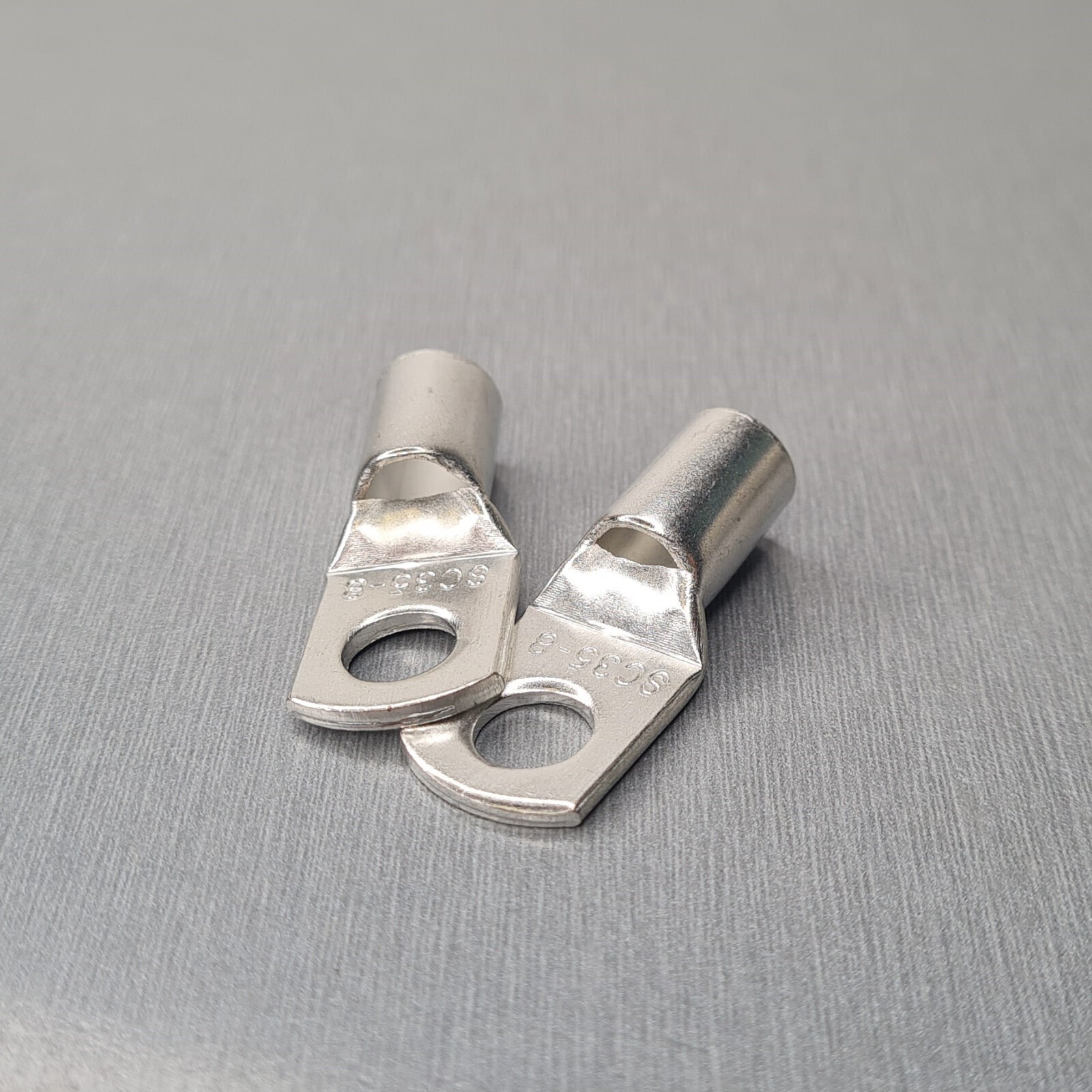 10-85pcs SC35-8 Ring Terminals Crimp Copper Ends Connectors Cable Wire Lugs US gallery