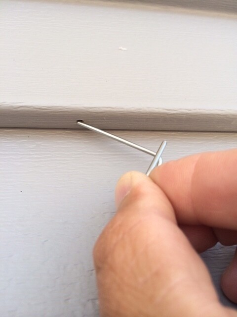 Vinyl Siding Hanger/Hook. Uses existing drip holes.Hang Tough,LLC. gallery