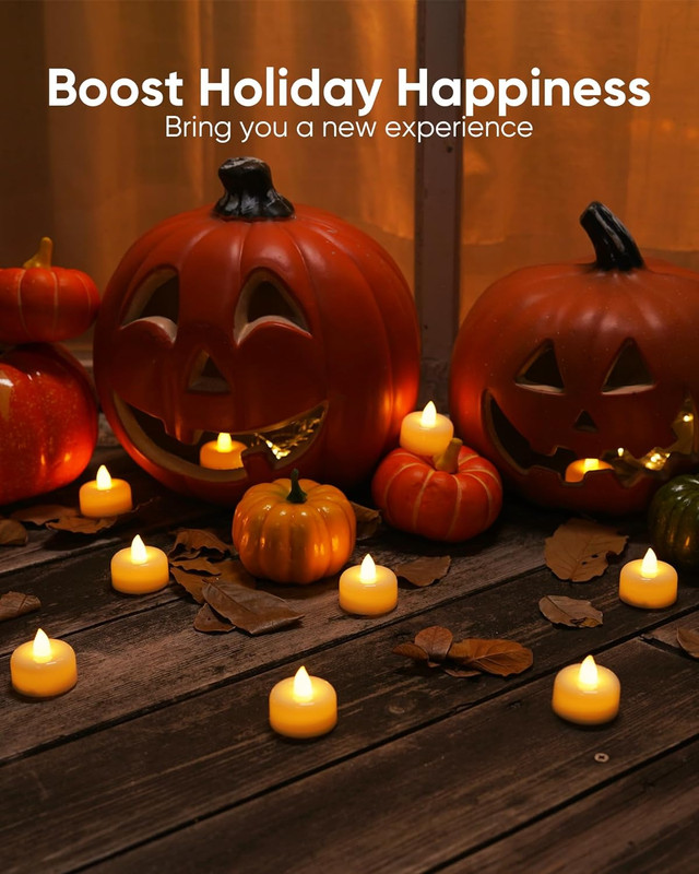 Flameless LED Tea Light Candles Battery Powered Multi Color 12 24 50 100 150 gallery