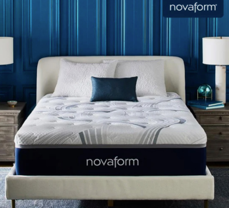 Novaform 14” ComfortGrande Advanced Gel Memory Foam Mattress,Queen gallery