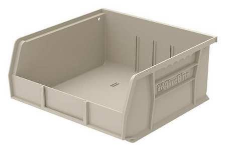 Akro-Mils 30235Stone Hang & Stack Storage Bin, Beige, Plastic, 10 7/8 In L X 11 gallery