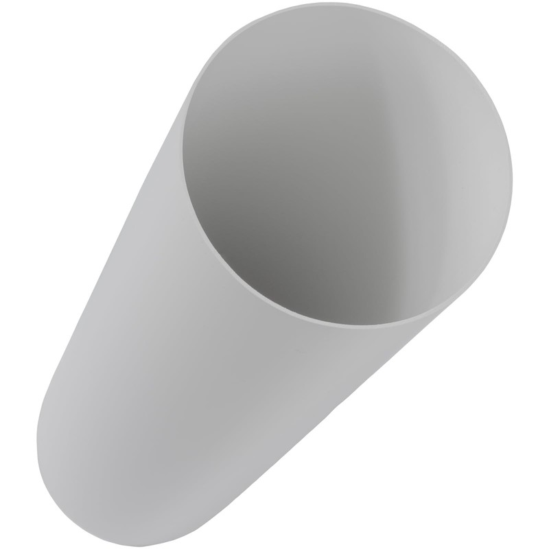 4-inch Round Straight Plastic Ventilation Duct 12-inch Long Rigid Pipe gallery