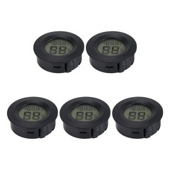 5-pack Hygrometer Digital LCD Humidity Meter for Humidifiers3846
