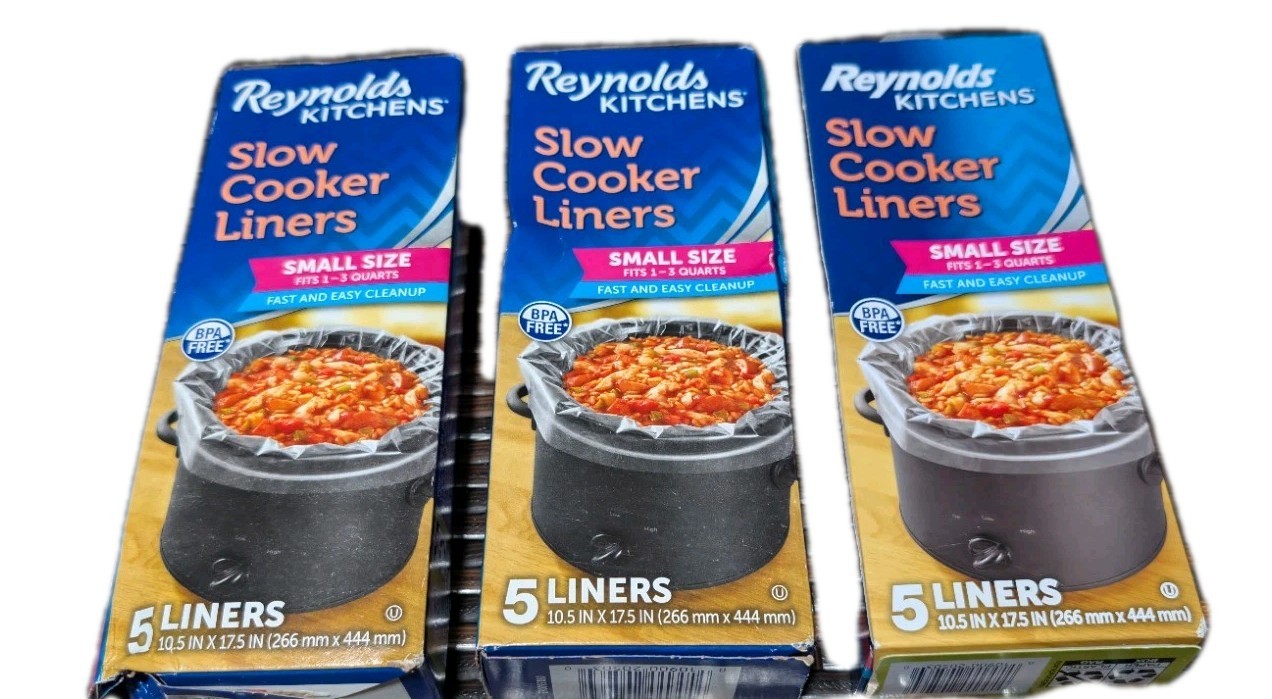 Reynolds Kitchens Slow Cooker Liners, Small (Fits 1-3 Quarts) 5 Count -Pack of 3 gallery