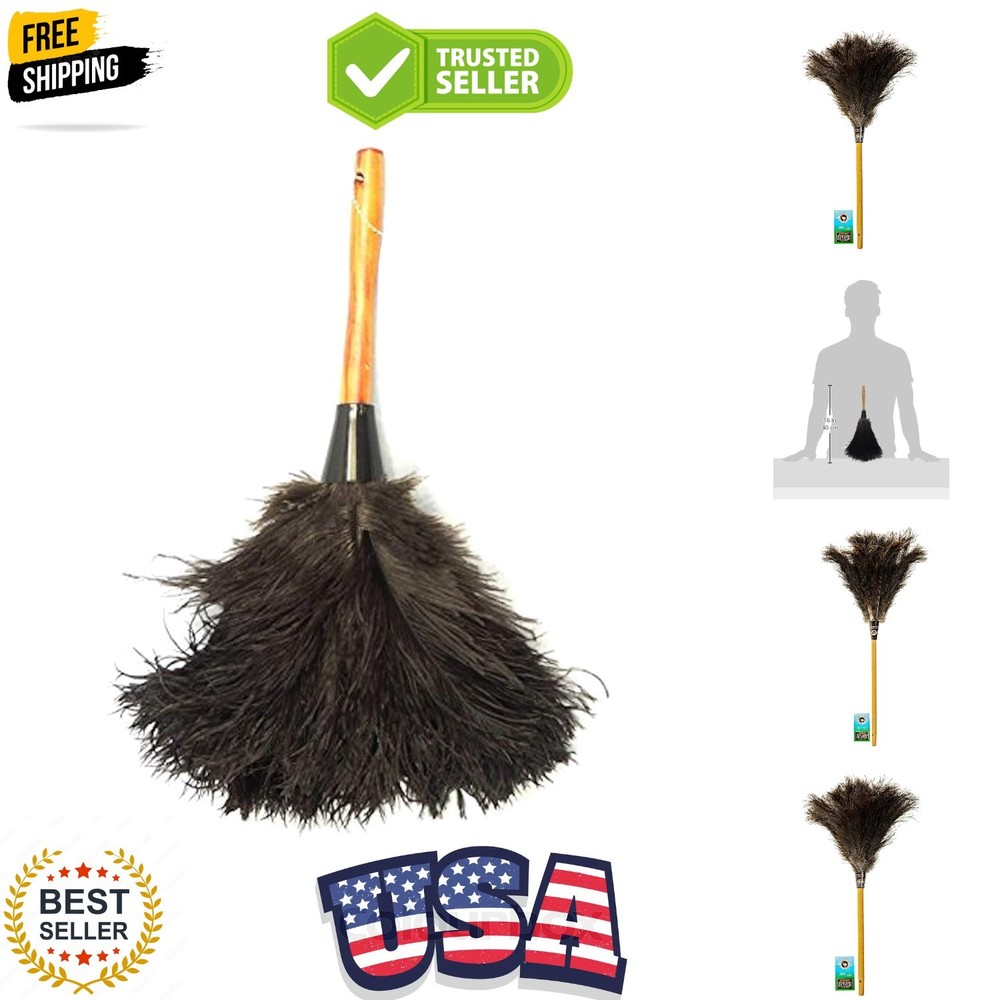 Ostrich Feather Dusters, , Mini Duster, 14" L