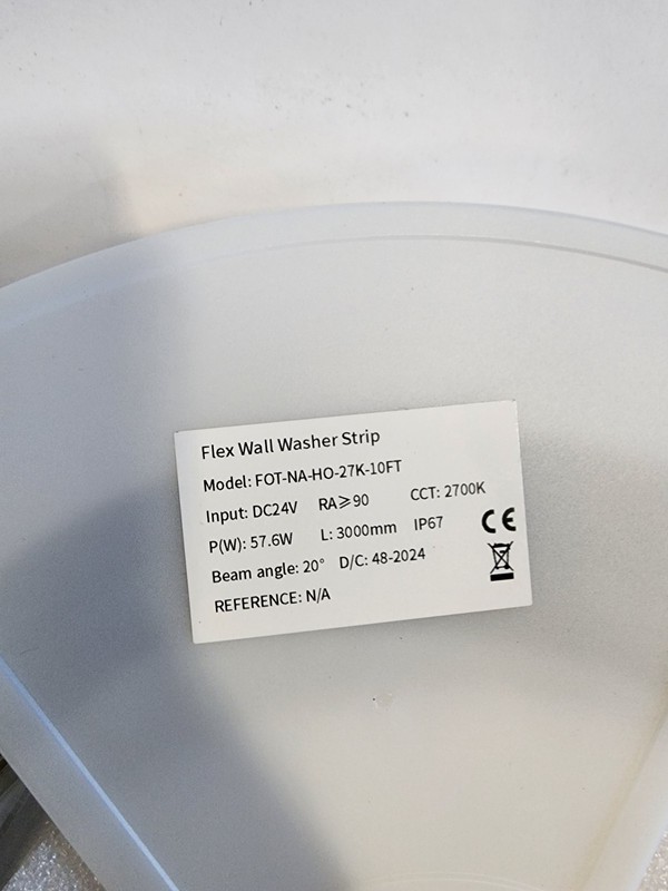 IP67 Waterproof LED WallWasher Strip 24V 2700K Warm White High CRI Architectural gallery