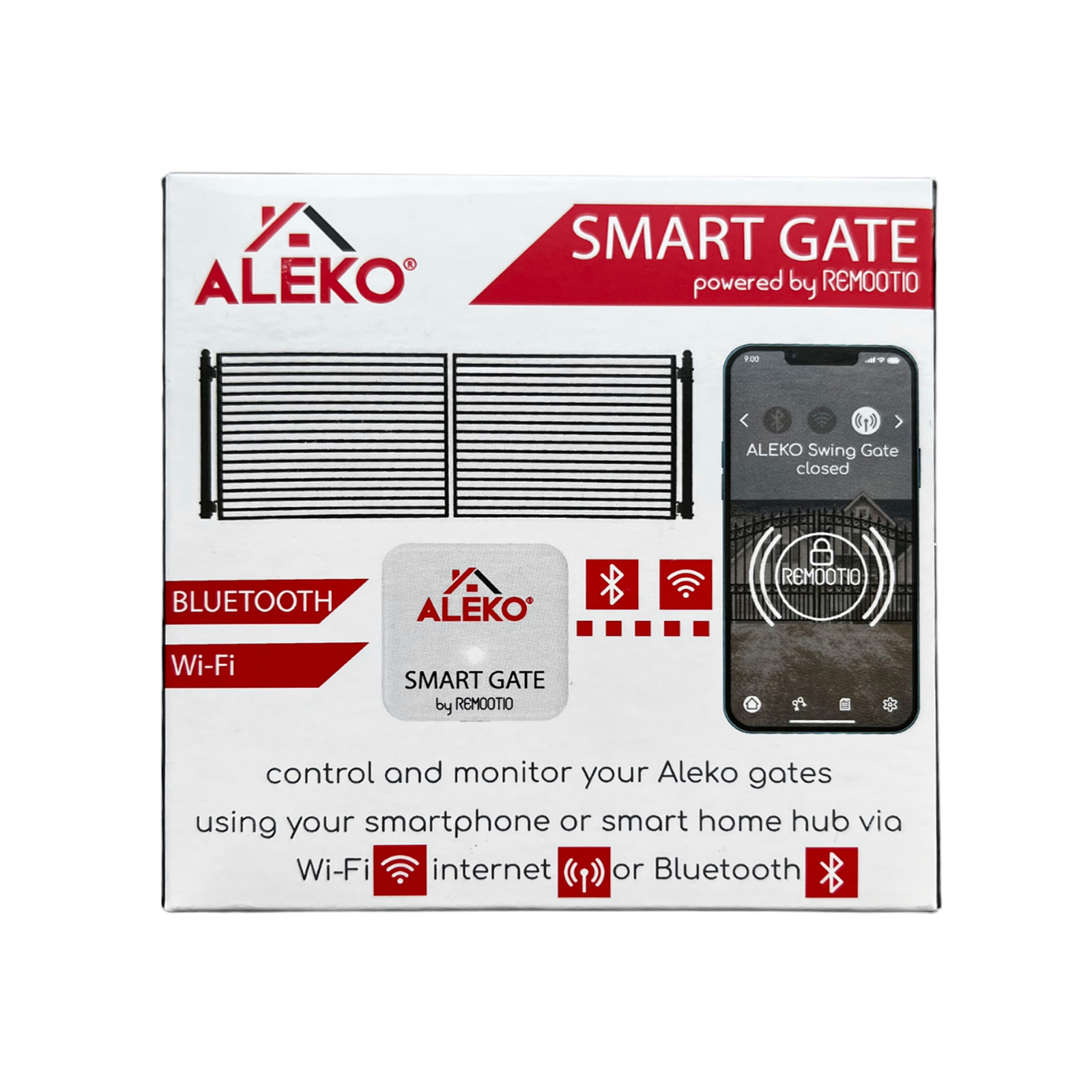 ALEKO Wi-Fi Bluetooth Smart Gate and Garage Door Opener with App gallery