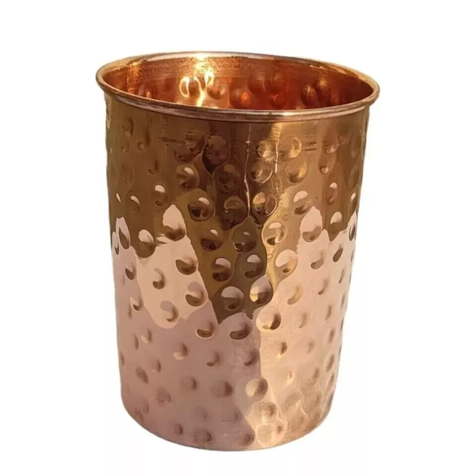 Handmade 100% Pure Copper Dispenser Water Pitcher Pot 4L With 2 Glass 1 Bottle gallery