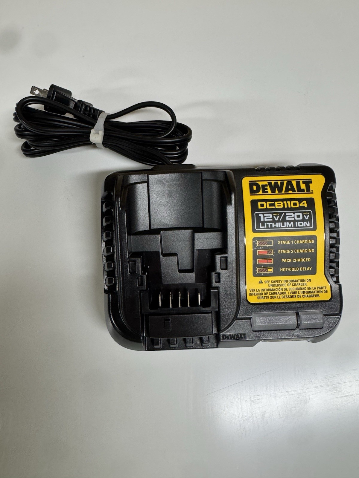DEWALT DCB1104 12V-20V-60V 4 AMP Li-Ion Battery Charger – NEW!! gallery