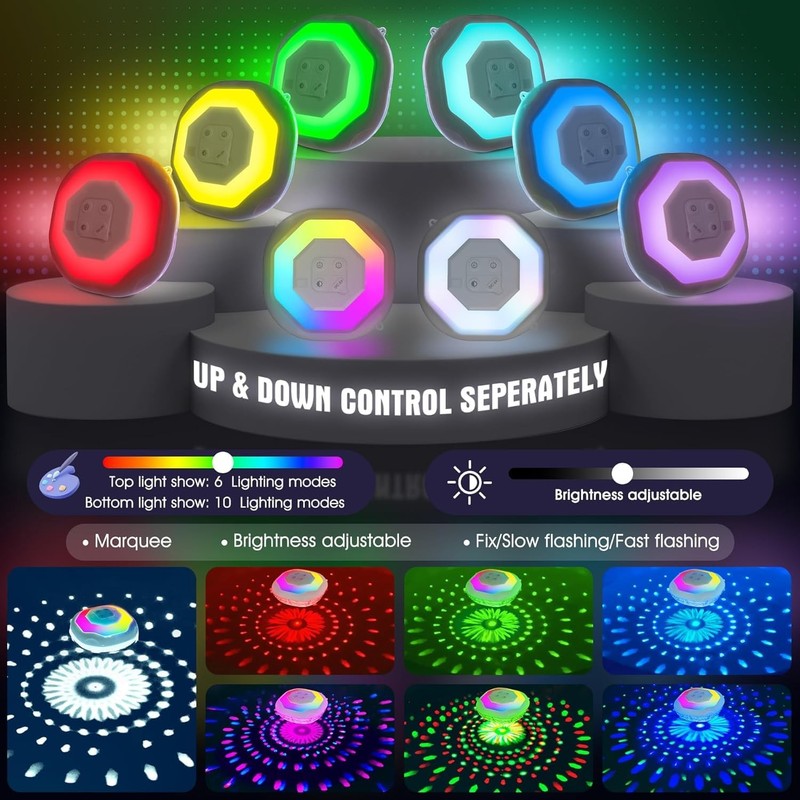 Floating Pool Lights IP68 Waterproof Color Changing Lighting for Pools gallery