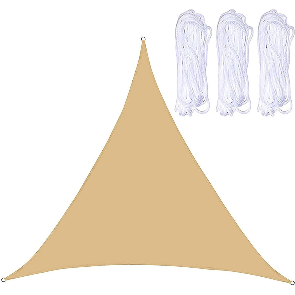 Waterproof Sun Shade Sail Triangle Canopy Shelter Cover Garden Pool Yard Outdoor gallery