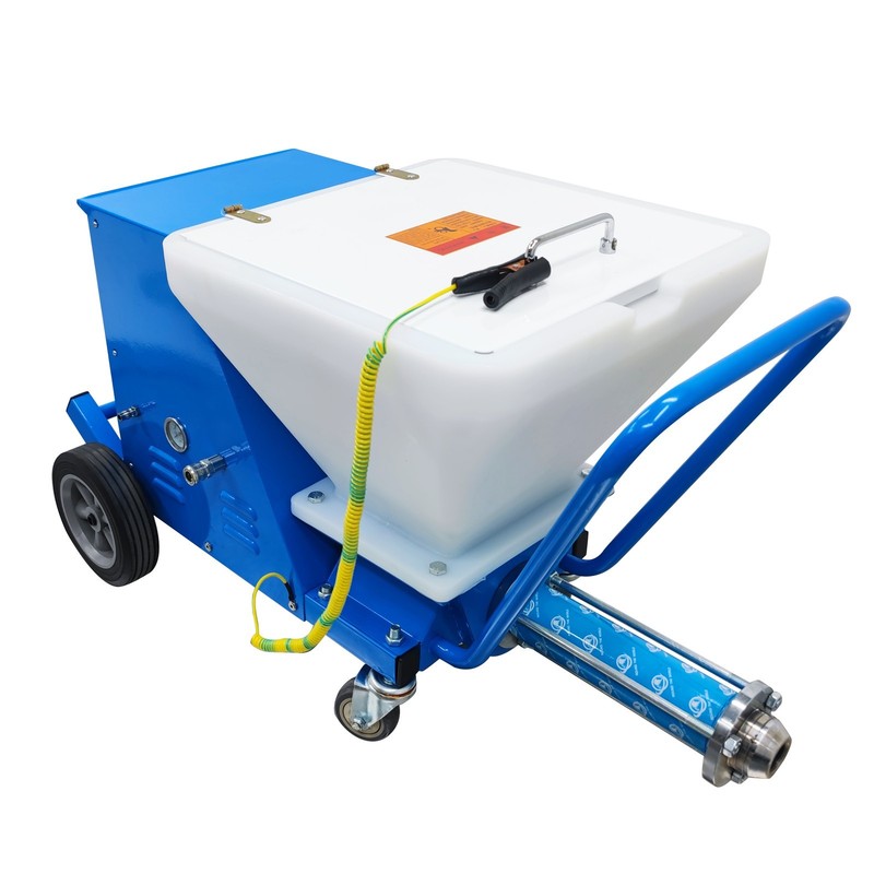 Movable Putty Cement Grouting Spraying Machine Mortar Sprayer 0.6-18L/min 220V gallery