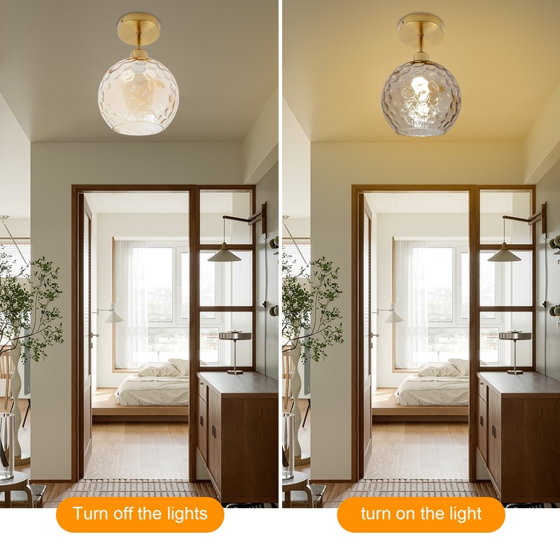 Gold Flush Mount Ceiling Light Fixture Modern Semi Flush Mount Ceiling Light gallery
