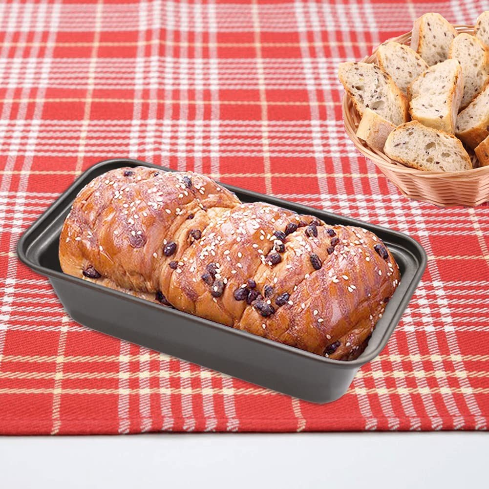 6 Pcs Nonstick Carbon Steel Baking Bread Pan Mini Loaf Pans Small Banana Brea gallery