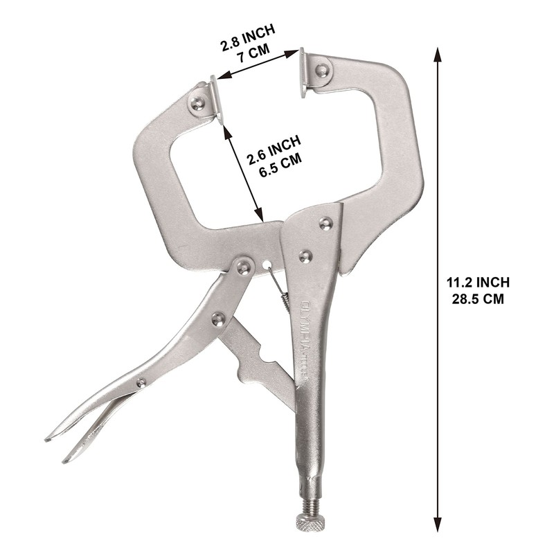 S 11" Locking Cclamp Silver 1141 gallery