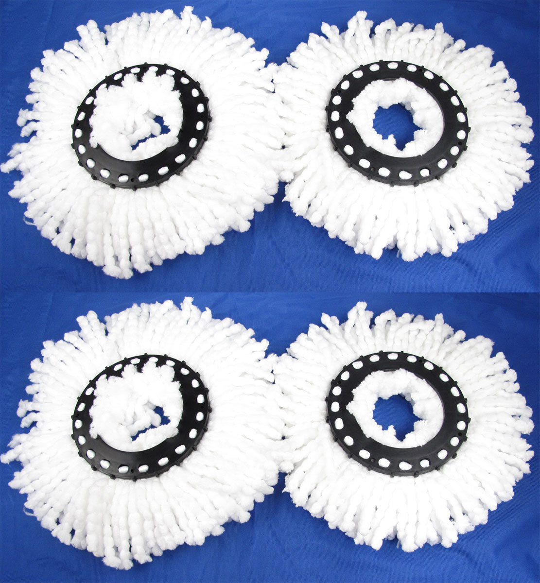 4 NEW Replacement Microfiber Mop Head Refill For Hurricane Magic Mop 360° Spin gallery