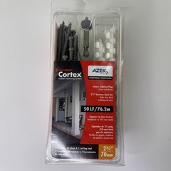 FastenMaster AZEK Cortex 80 Collated White Trim Plugs 50 Lf 2 3/4 Screw TORX