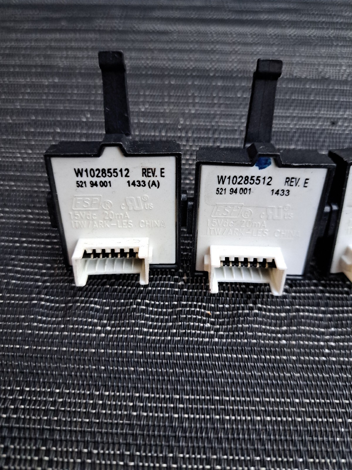 W10285518 & W10285512 X 2 Load Size And Temp Switch For WHIRLPOOL WASHER gallery