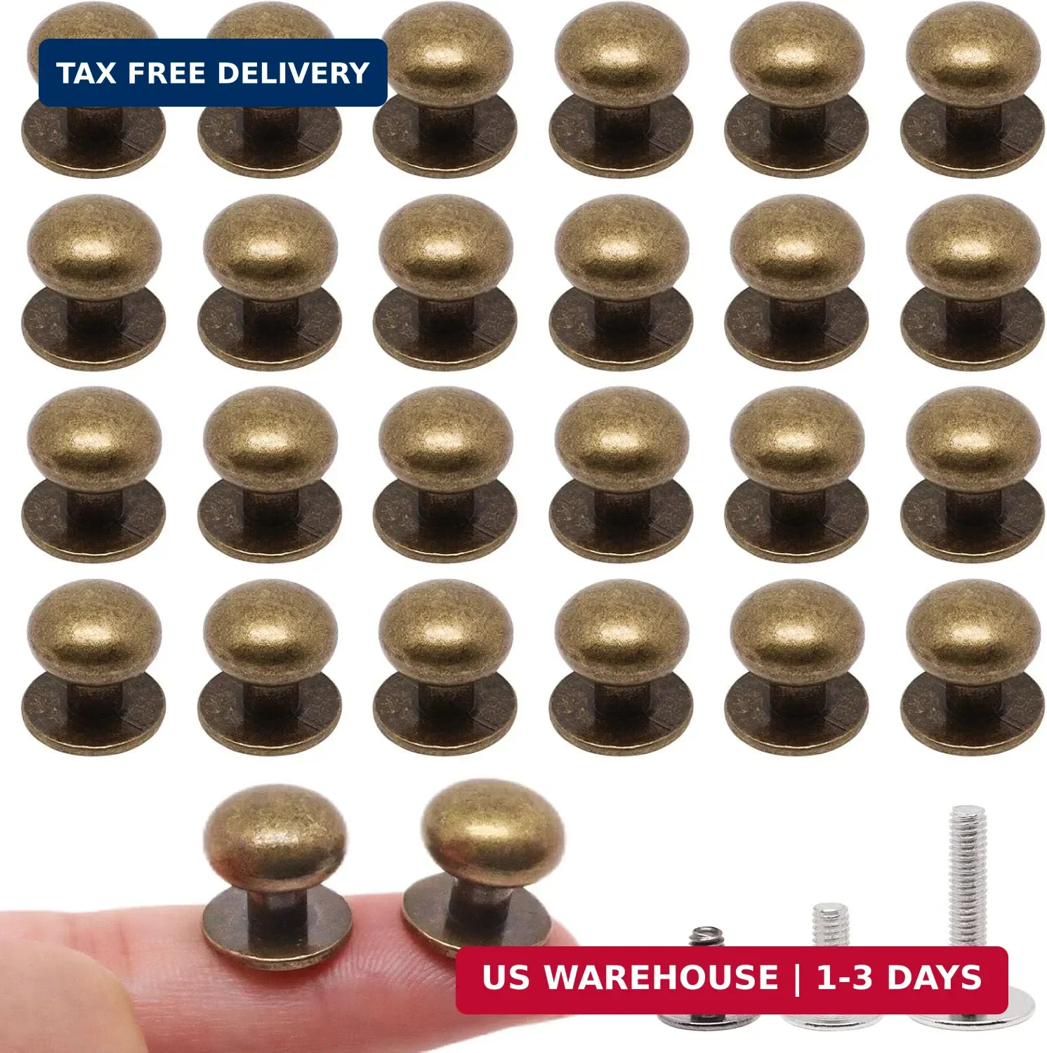 Mini Drawer Pulls, Metal Round Mini Knobs Handles Diameter 0.47inch for Jewelry gallery