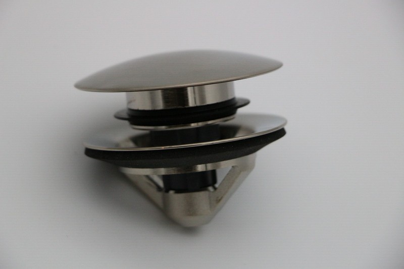 Hansgrohe 1-1/4" Push-Open Drain Assembly W/Overflow Model: 50100821 gallery