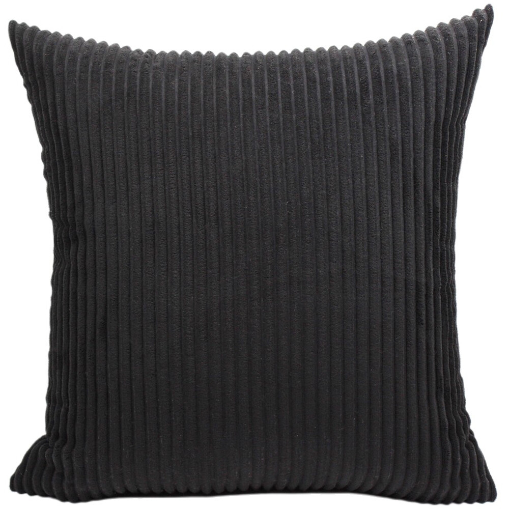 Solid Corduroy Striped Cushion Cover Home Sofa Car Throw Pillow Case 11 Sizes