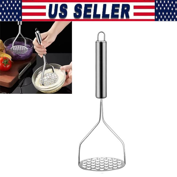 Stainless Steel Manual Potato Press Kitchen Tool Potato Masher Home Food Grater gallery