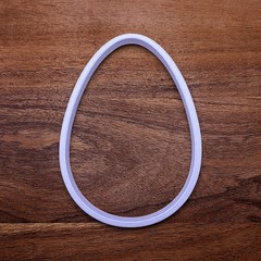 Easter Egg Shape Cookie Cutter: 2″ to 10″ Spring Craft Baking Clay Fondant Mold