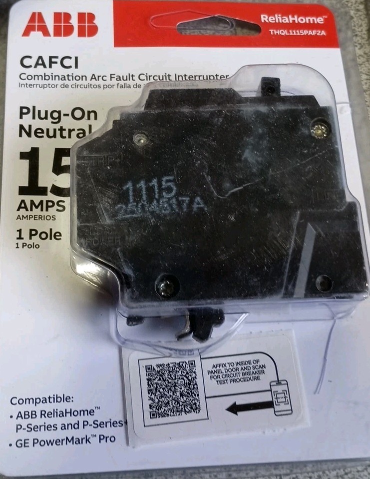 (3) CAFCI Combination Arc Fault Circuit Interrupter(s) ABB Siemens & GE Lot of 3 gallery