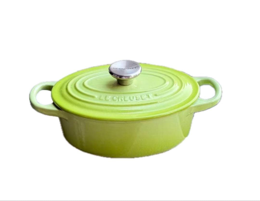 Le Creuset oval pot 17cm kiwi gallery