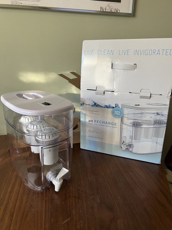 pH Recharge 3F Alkaline Water Machine – Countertop Water Filter Purifier w/ Box gallery