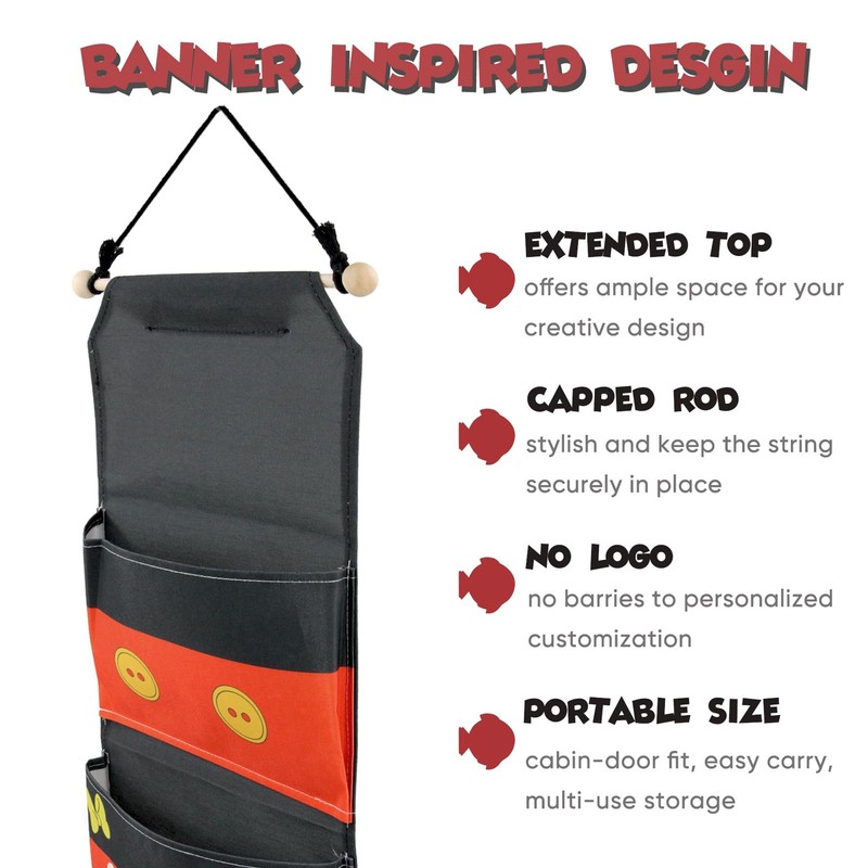 2 Pocket Canvas Fish Extender - 10 Inch Width, Portable, Easily Customize, Ha... gallery