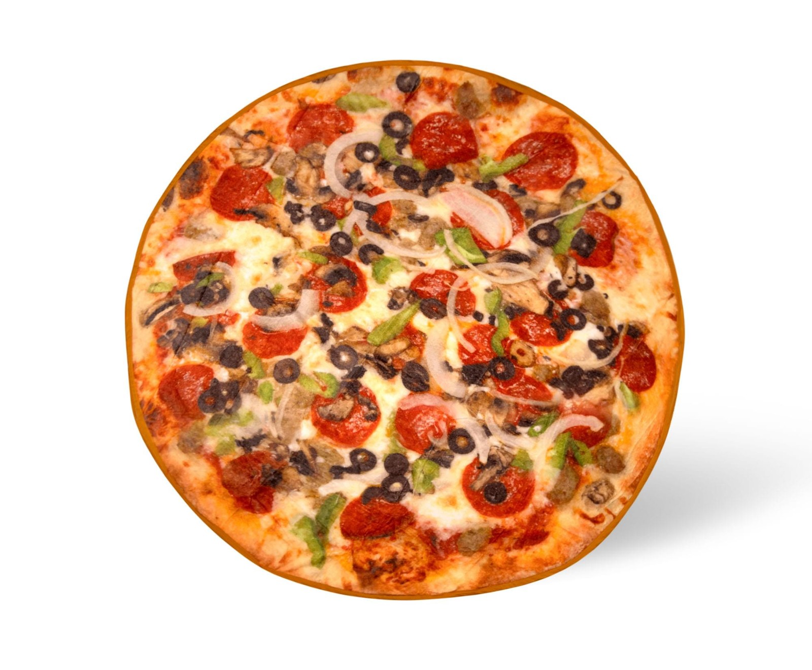 Supreme Pizza Round Fleece Throw Blanket | 60 Inches gallery