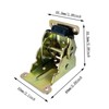 Heavy-Duty Foldable Self-Locking Hinge 2-Piece 90 Degree Double Brake Foldabl... gallery