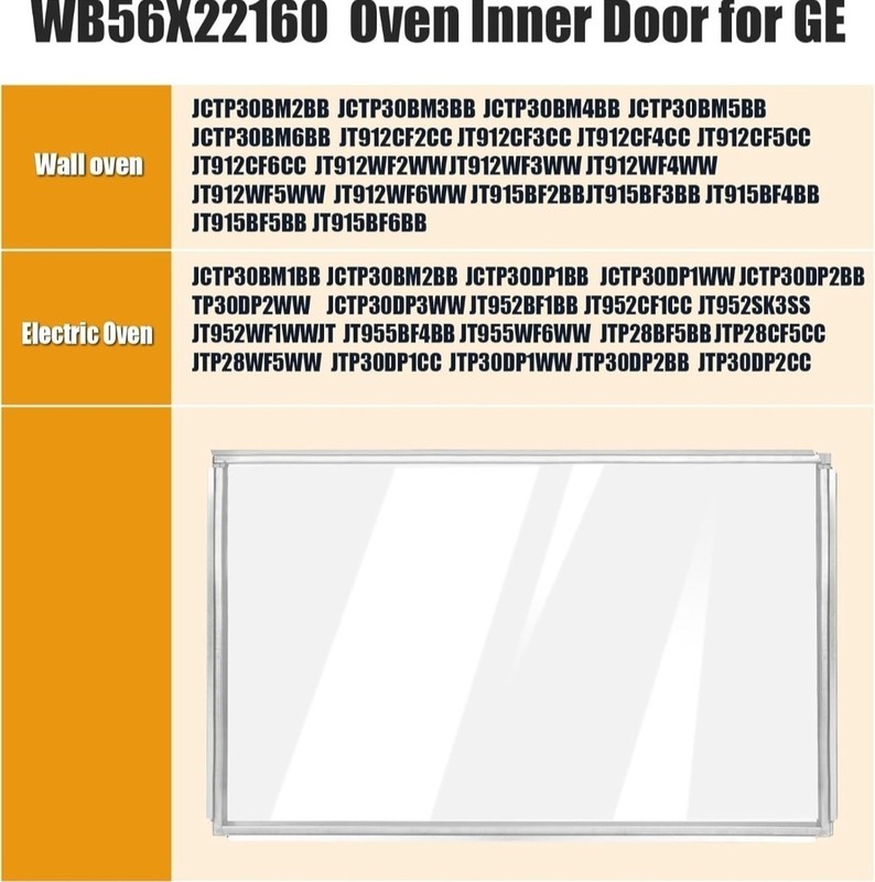 GE Range Oven Inner Window Pack P#WB56X22160 WB55T10154 gallery