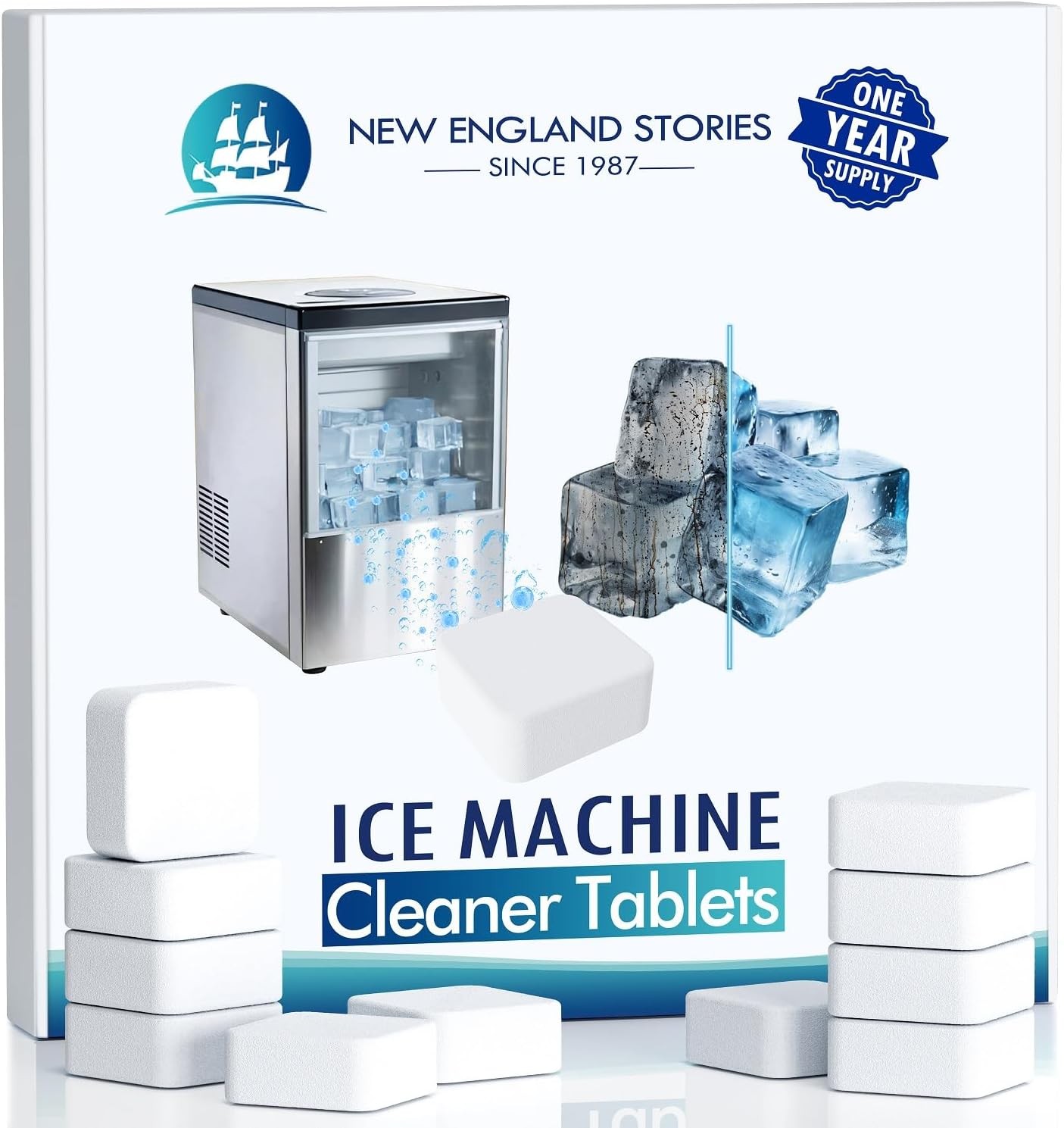 24 Count Ice Machine Cleaner Tablets, Nickel Safe Descaler gallery