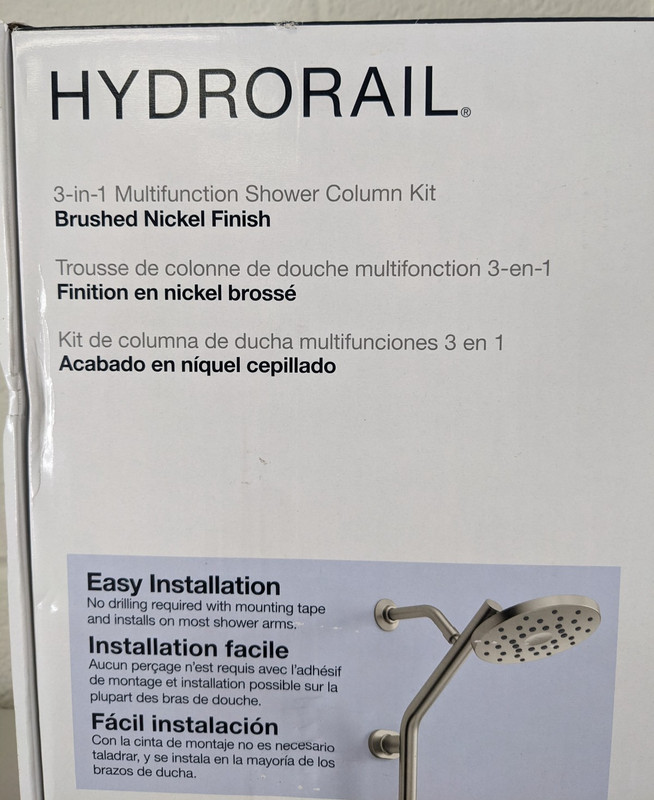 Kohler Hydrorail 3 In 1 Multifunction Shower Column Kit Brushed Nickel Finish gallery