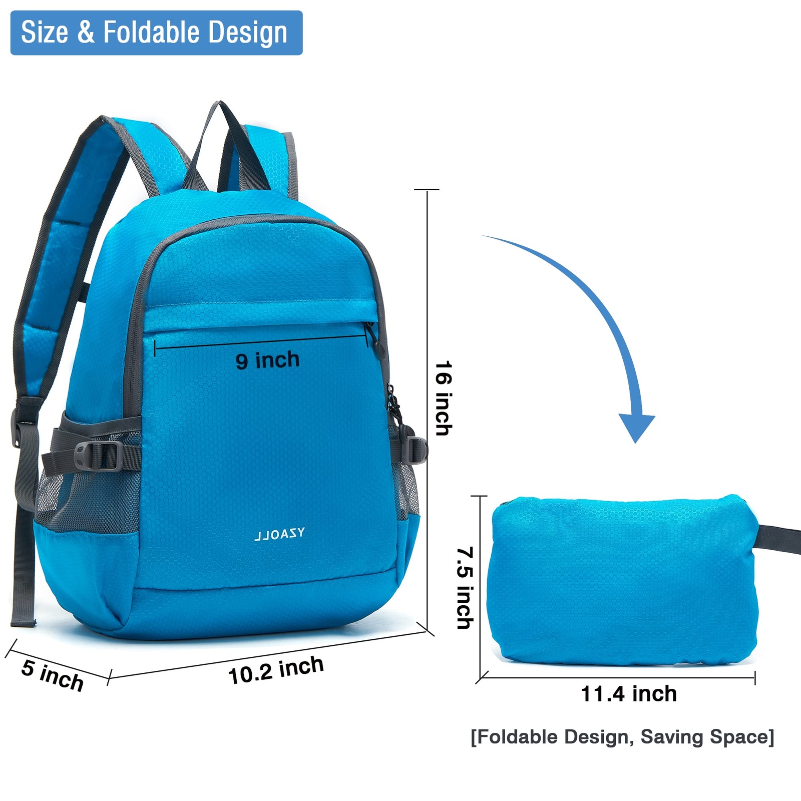 Small Lightweight Packable Hiking Backpack 20L Hiking Backpack Day Pack for W... 4
