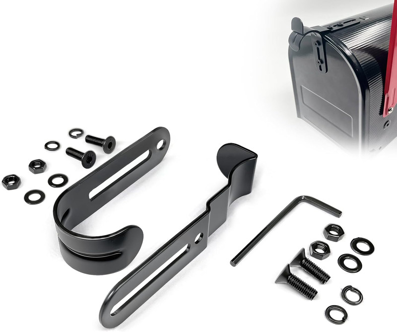 Mailbox Latch and Handle Kit with Screws & Tool – Heavy Duty Mailbox Door Repair gallery