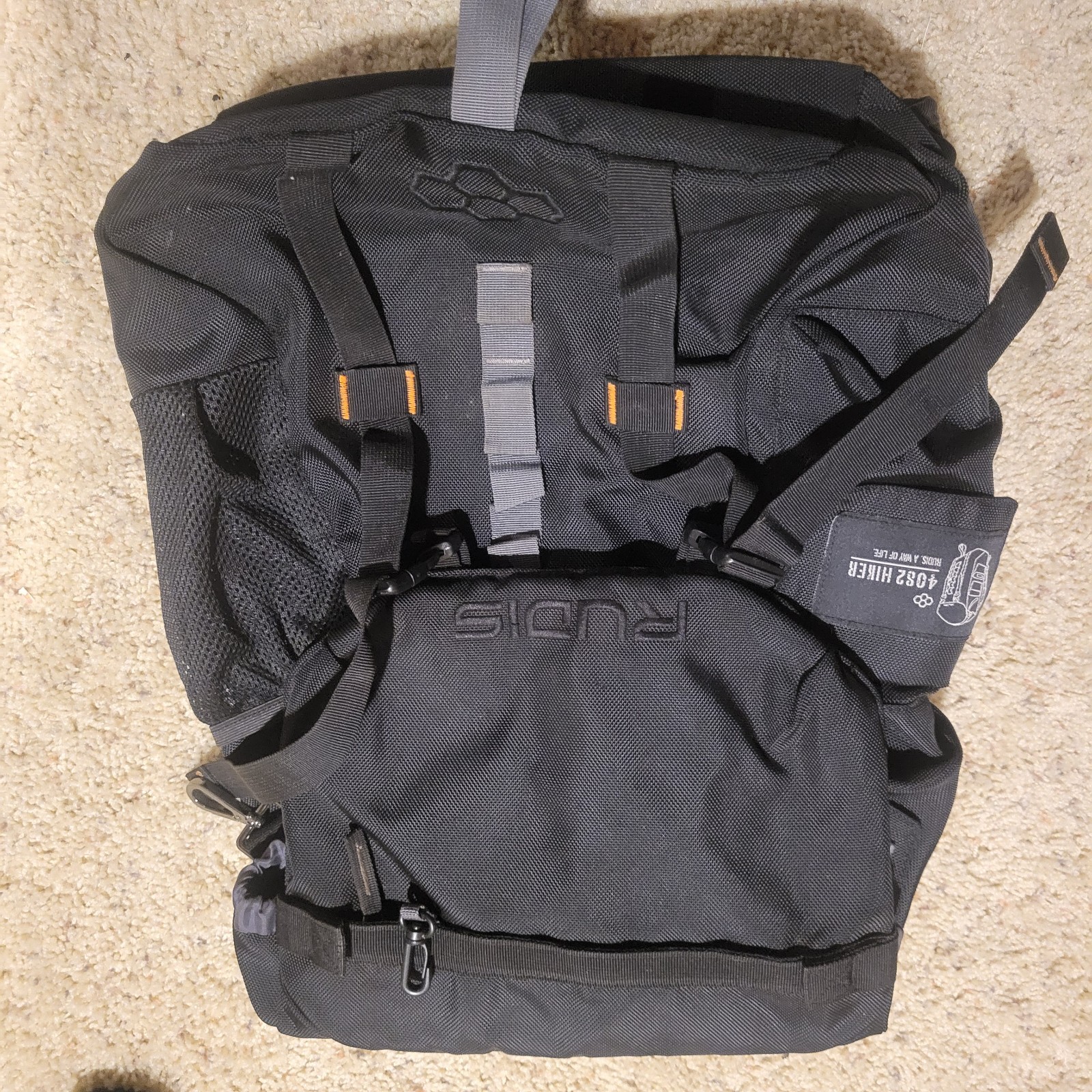 Rudis Gear 4082 Hiker  Backpack Black 3