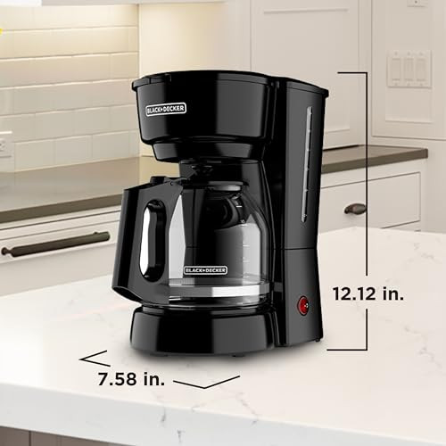 BLACK+DECKER 12-Cup Coffee Maker with Easy On/Off Switch, Easy Pour, Non-Drip... gallery