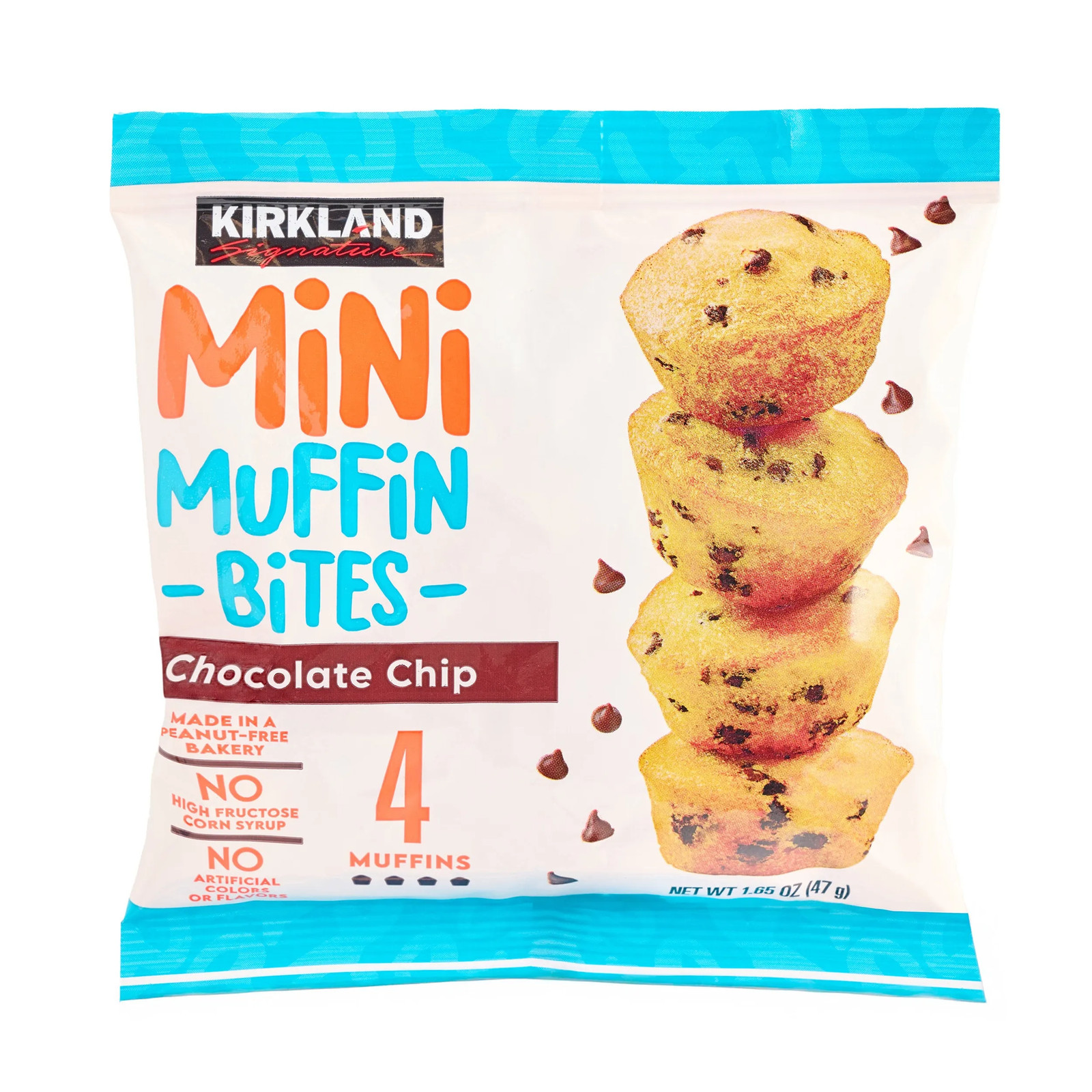 Kirkland Signature Chocolate Chip Mini Muffin Bites, 1.65 oz, 20-count gallery