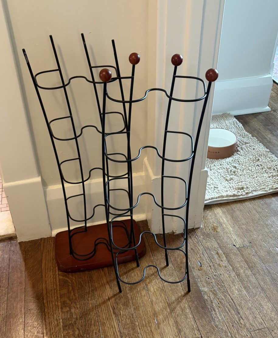 Vintage - Atlantic Wave DVD Rack 52" Storage Tower Y2K Curved gallery