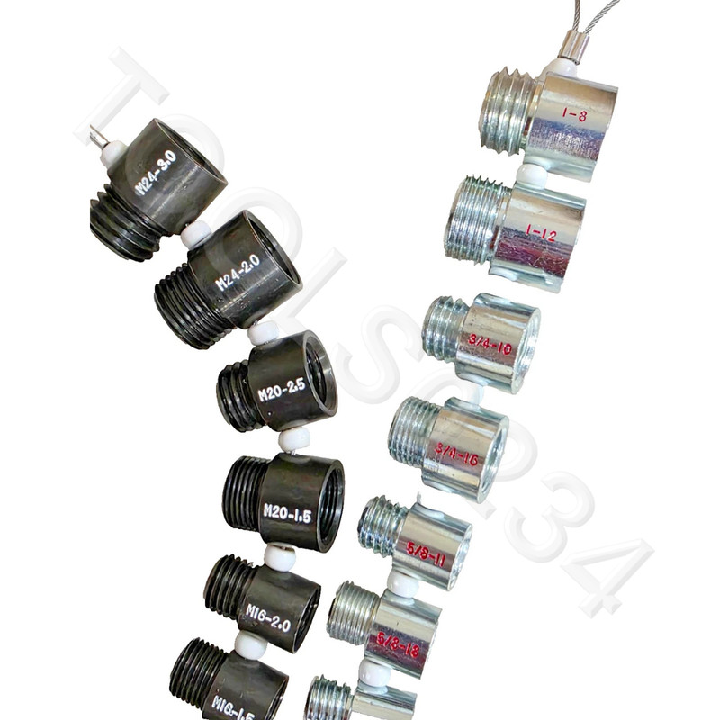 Thread Checker SAE Metric Combo 44pc Coarse Fine S&W USA SWTC-S21 AND SWTC-M21 gallery