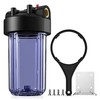 Whole House Water Filter System, 10" x 4.5", Sediment Filter, Clear Housing, 1" gallery