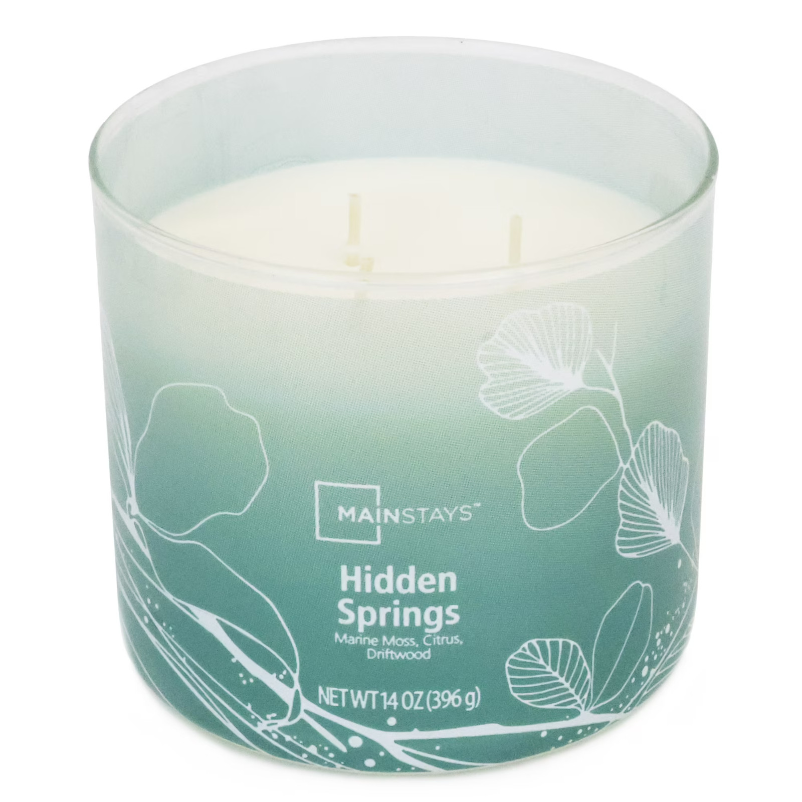 Mainstays 3-Wick Ombre Wrap Hidden Springs Candle, 14-Ounce gallery